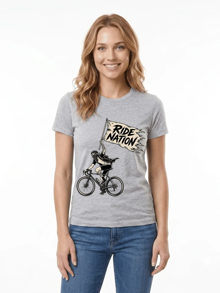 biker radsport streetwear shirt geschenk fr rennrad fixie fahrer damen t shirt sport grey
