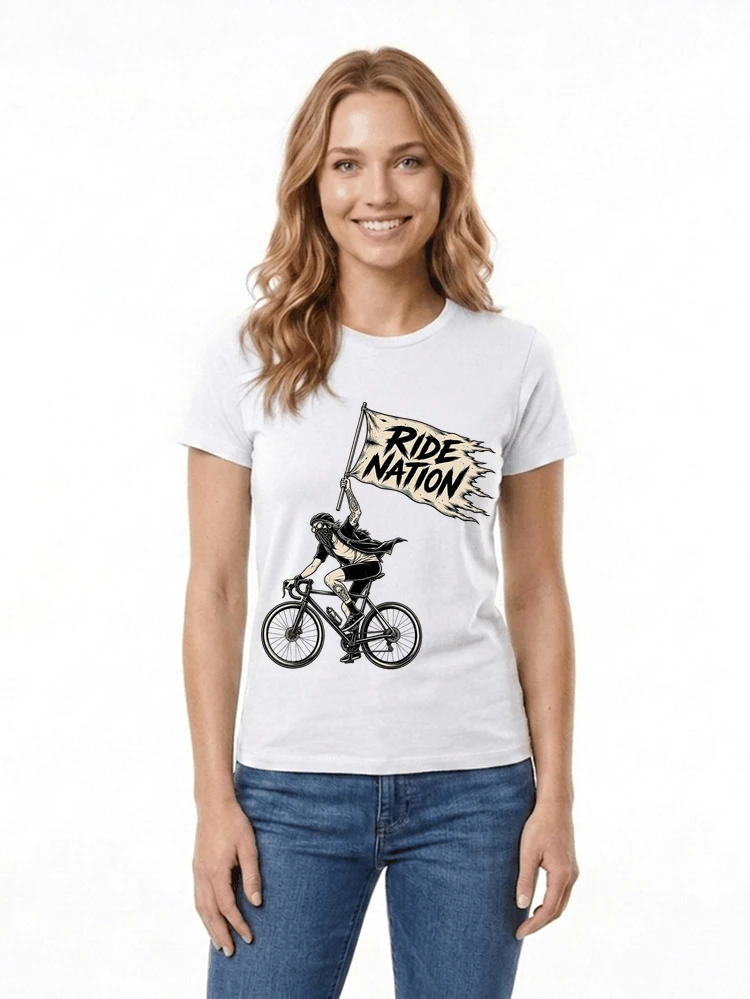 biker radsport streetwear shirt geschenk fr rennrad fixie fahrer damen t shirt white