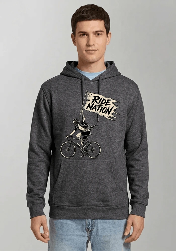biker radsport streetwear shirt geschenk fr rennrad fixie fahrer kapuzenpullover anthracite melange