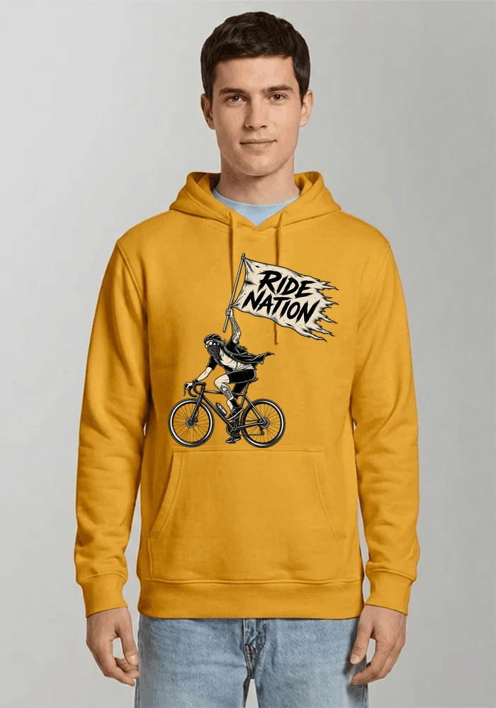 biker radsport streetwear shirt geschenk fr rennrad fixie fahrer kapuzenpullover gold