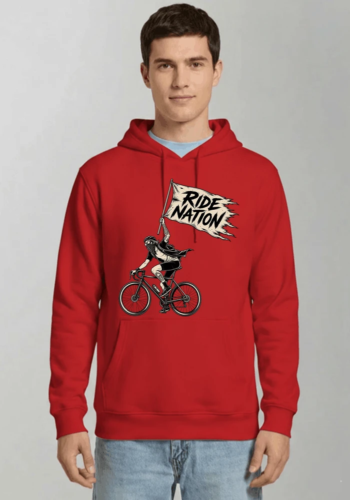 biker radsport streetwear shirt geschenk fr rennrad fixie fahrer kapuzenpullover red