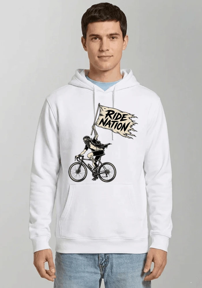 biker radsport streetwear shirt geschenk fr rennrad fixie fahrer kapuzenpullover white