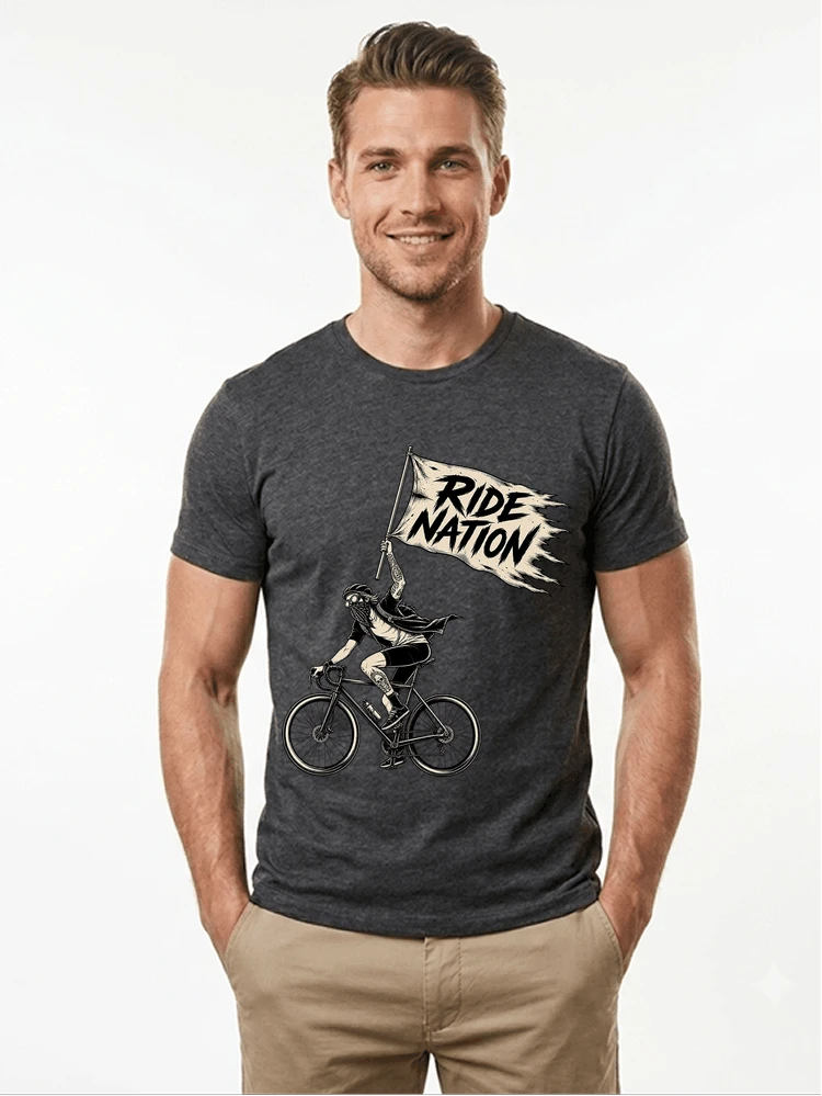 biker radsport streetwear shirt geschenk fr rennrad fixie fahrer t shirt anthracite melange