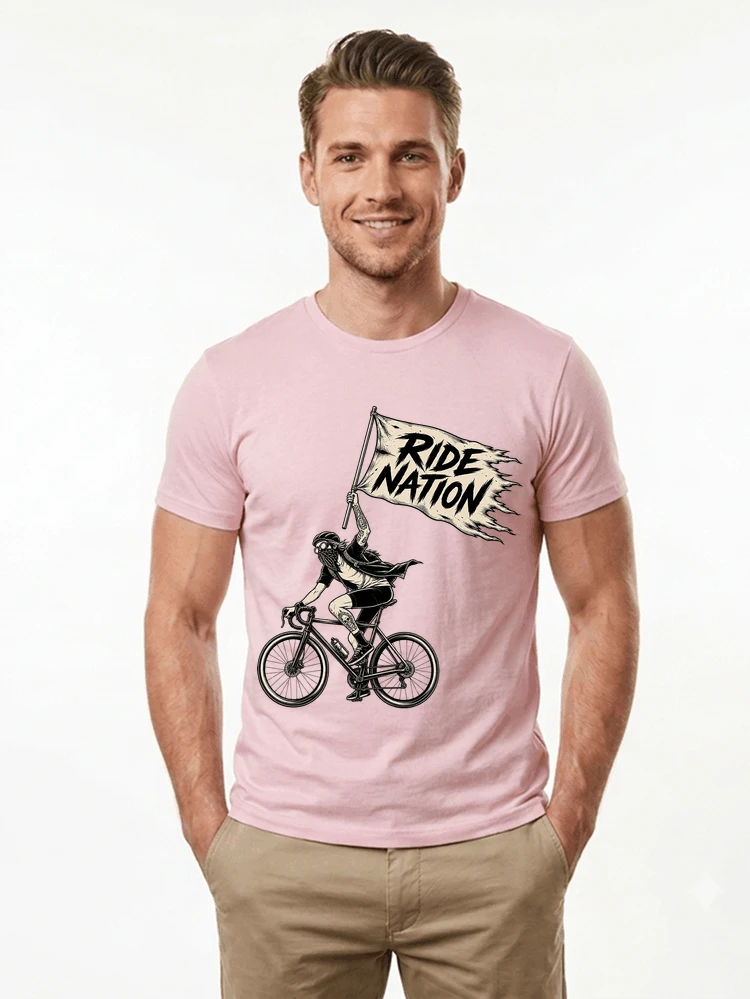 biker radsport streetwear shirt geschenk fr rennrad fixie fahrer t shirt light pink