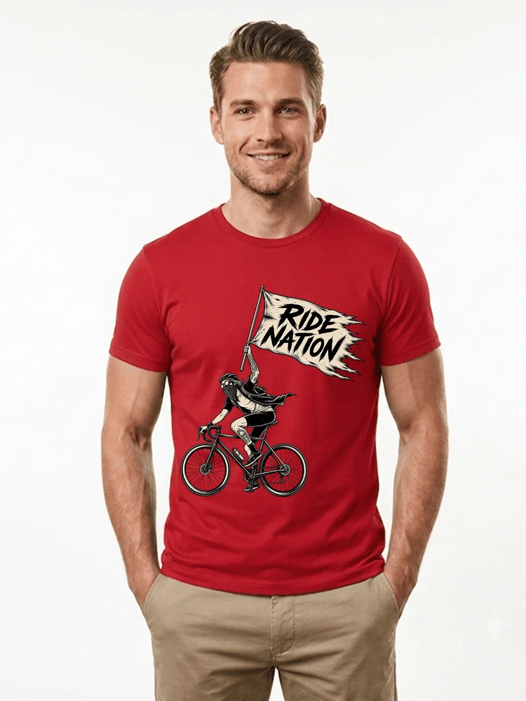 Biker & Radsport Streetwear Shirt| Geschenk für Rennrad & Fixie Fahrer