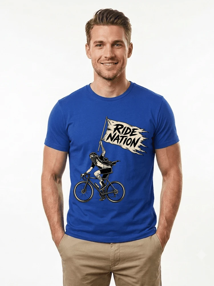 biker radsport streetwear shirt geschenk fr rennrad fixie fahrer t shirt royal blue