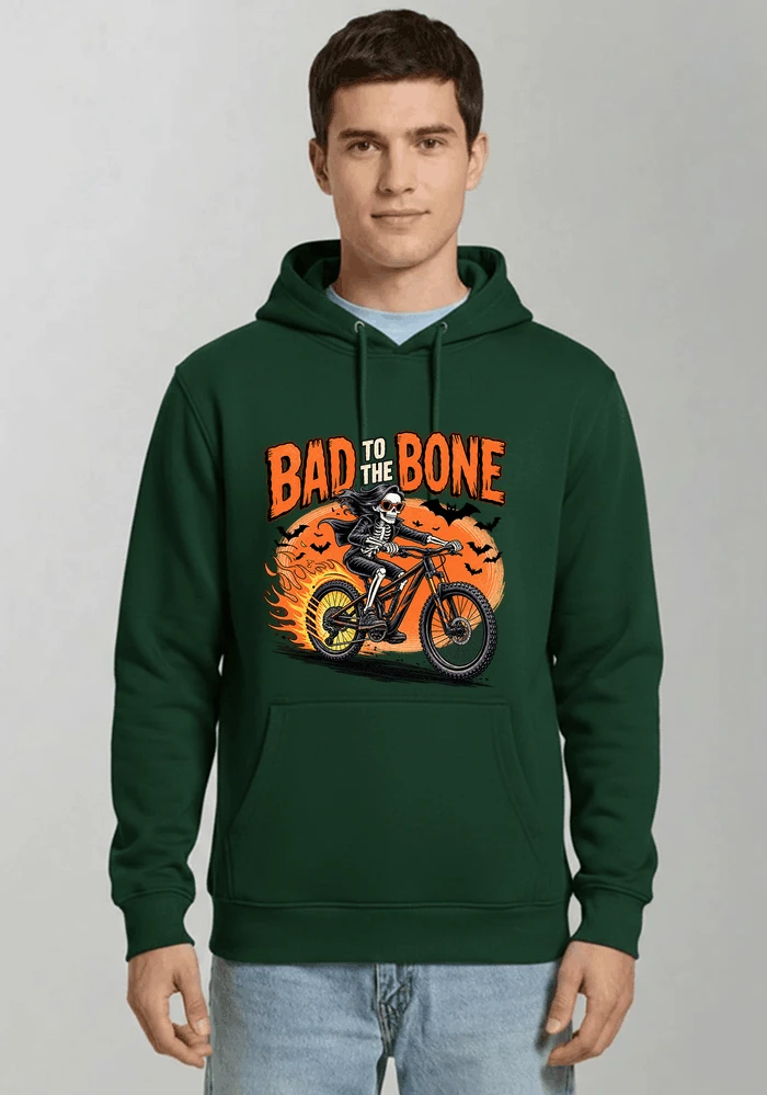 cooles mtb skelett fahrrad shirt halloween geschenk fr mtb fans kapuzenpullover forest green