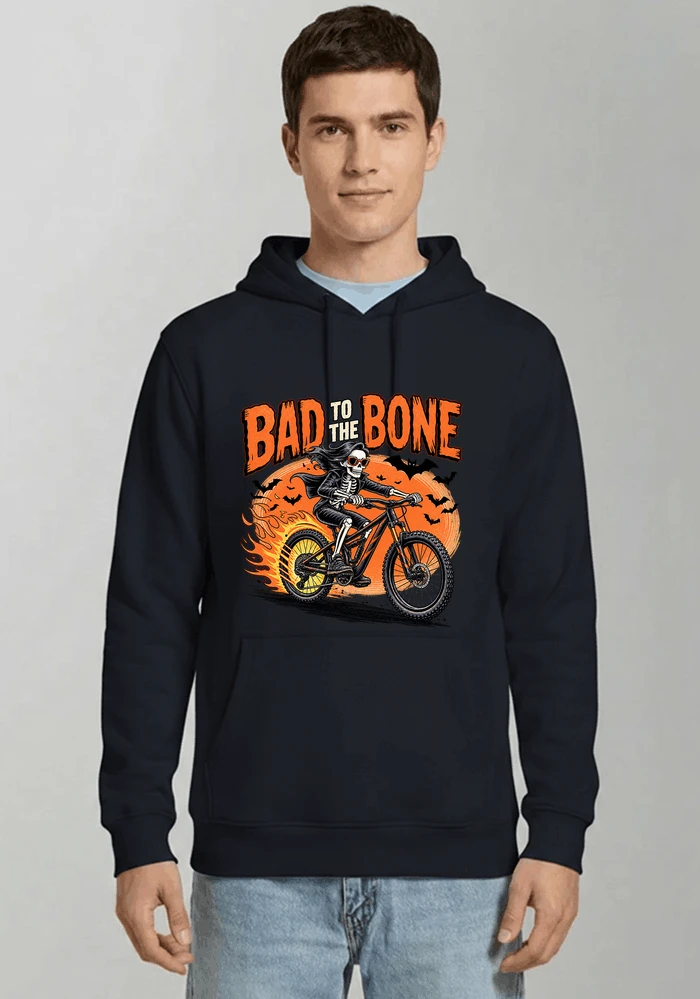 cooles mtb skelett fahrrad shirt halloween geschenk fr mtb fans kapuzenpullover navy