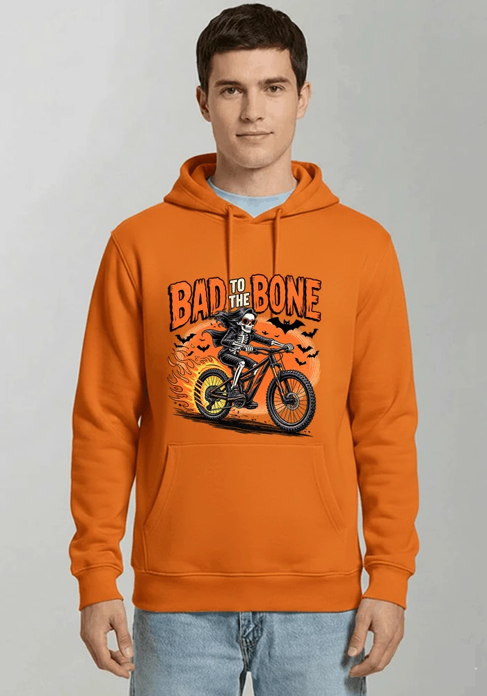cooles mtb skelett fahrrad shirt halloween geschenk fr mtb fans kapuzenpullover orange