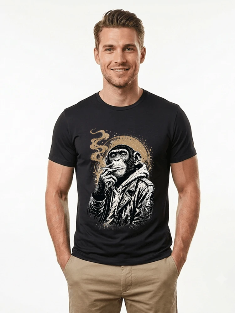 Cooles Tier Motivshirt im Vintage Style