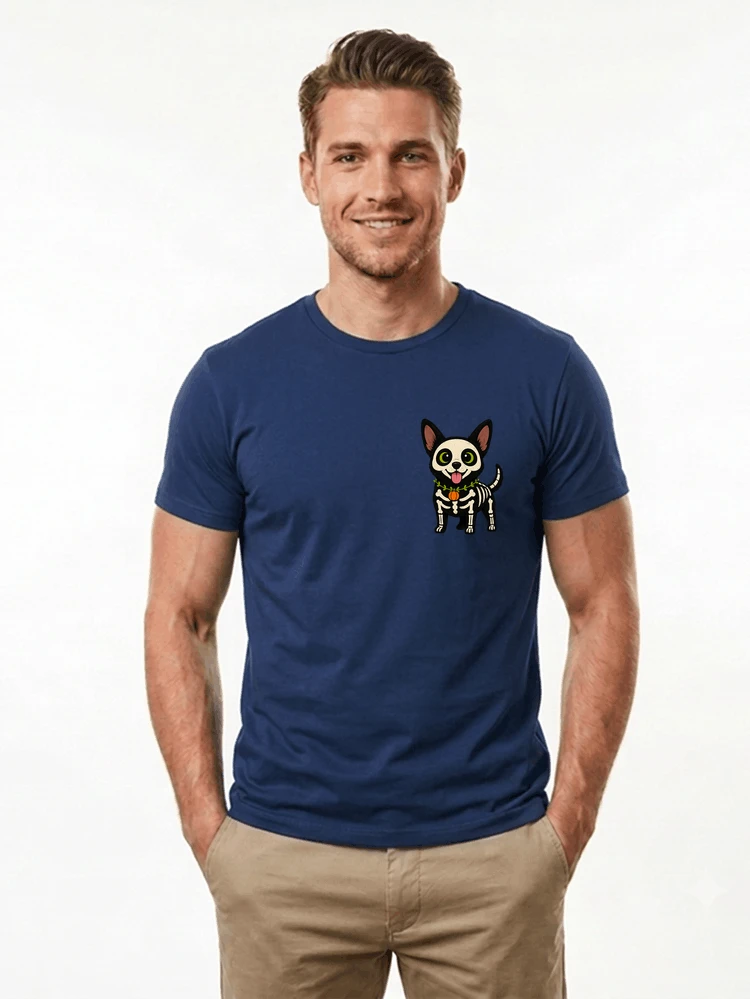 Cute Skelett Hund T-Shirt – Lustiges Halloween Outfit für Hundeliebhaber