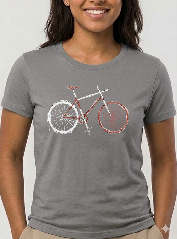 demo damen t shirt sportgrau
