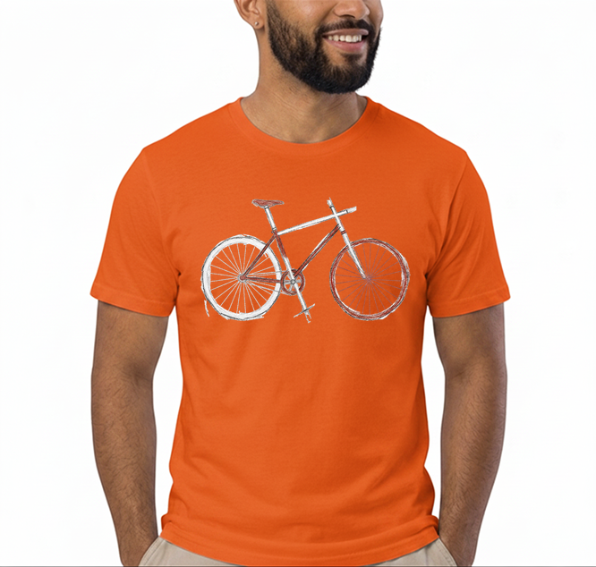 demo t shirt orange