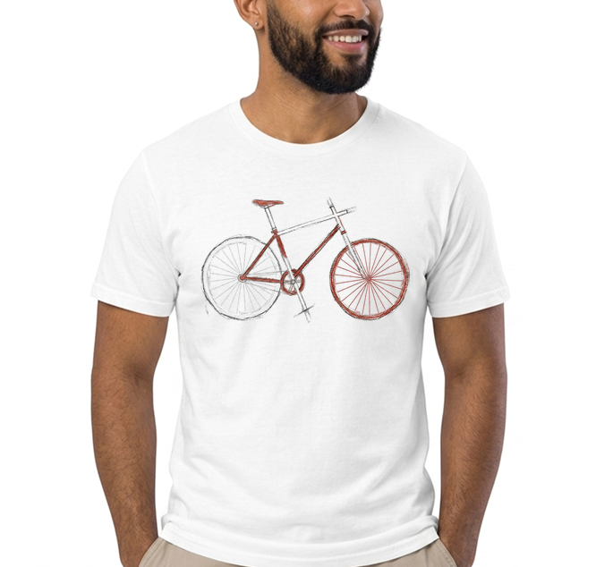 demo t shirt white