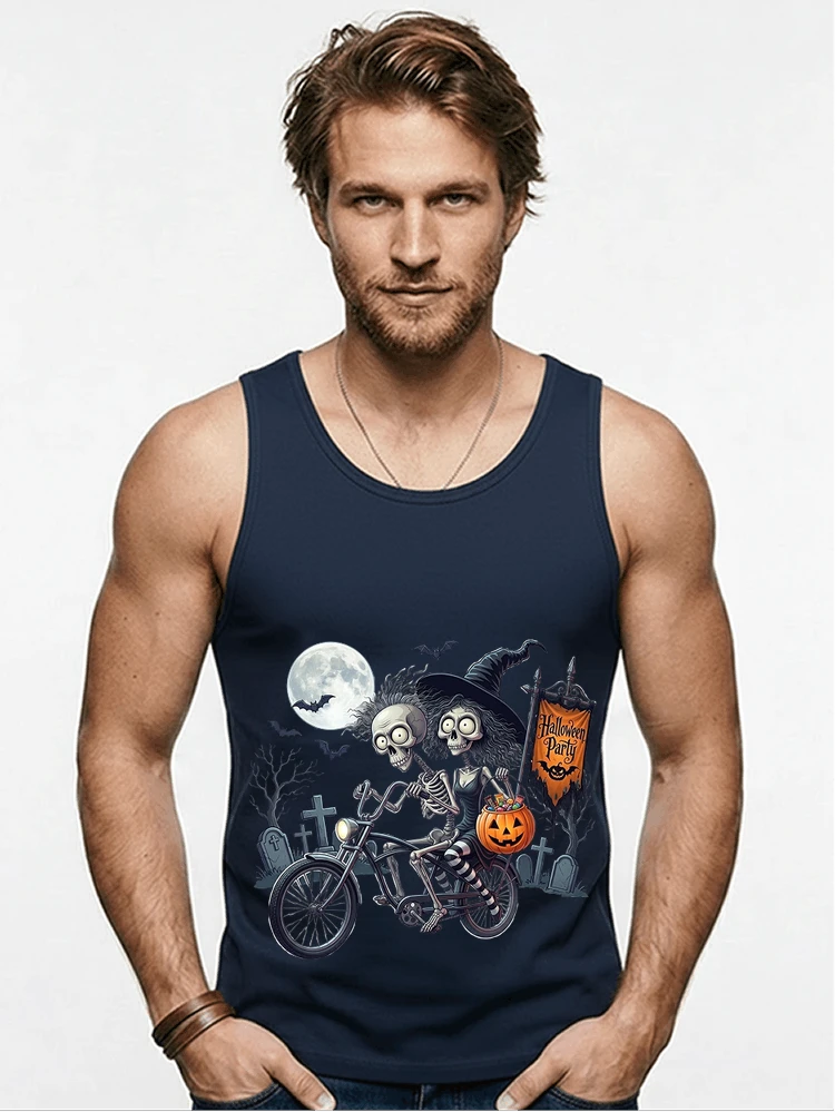 fahrrad t shirt halloween lustiges halloween t shirt tanktop navy