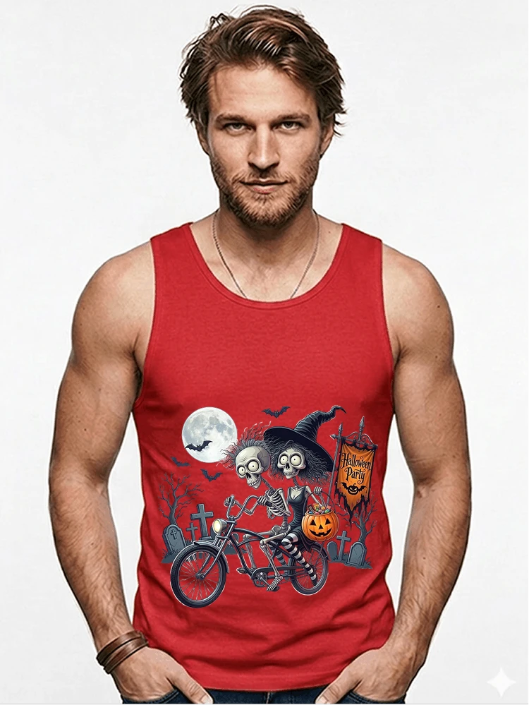 fahrrad t shirt halloween lustiges halloween t shirt tanktop red
