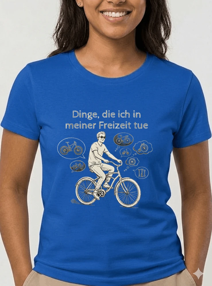 fahrrad t shirt herren damen perfektes geschenk fr fahrrad liebhaber damen t shirt royal blue