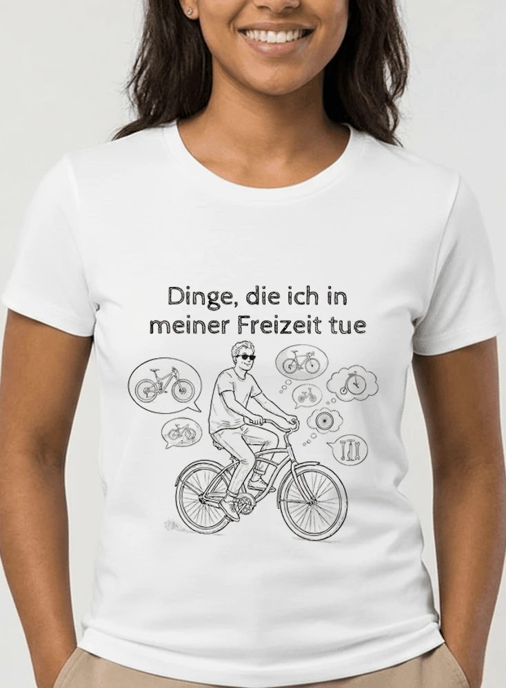 fahrrad t shirt herren damen perfektes geschenk fr fahrrad liebhaber damen t shirt white