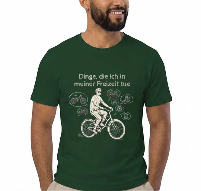 fahrrad t shirt herren damen perfektes geschenk fr fahrrad liebhaber t shirt forest green