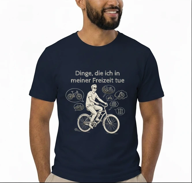 fahrrad t shirt herren damen perfektes geschenk fr fahrrad liebhaber t shirt navy