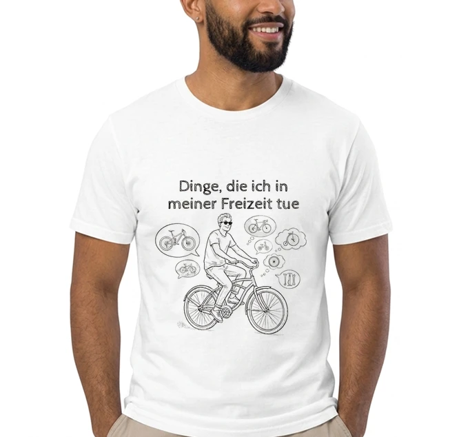 fahrrad t shirt herren damen perfektes geschenk fr fahrrad liebhaber t shirt white