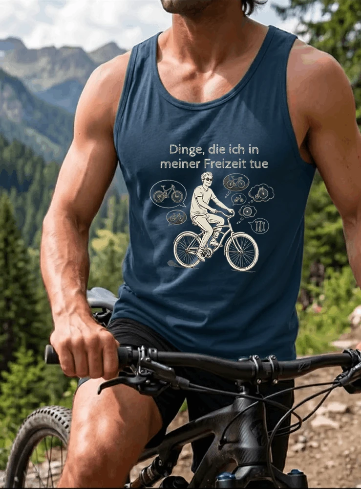 fahrrad t shirt herren damen perfektes geschenk fr fahrrad liebhaber tanktop navy