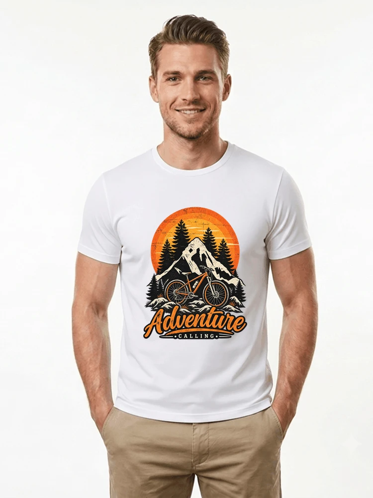 fahrrad t shirt mtb mountainbike retro design shirt t shirt white