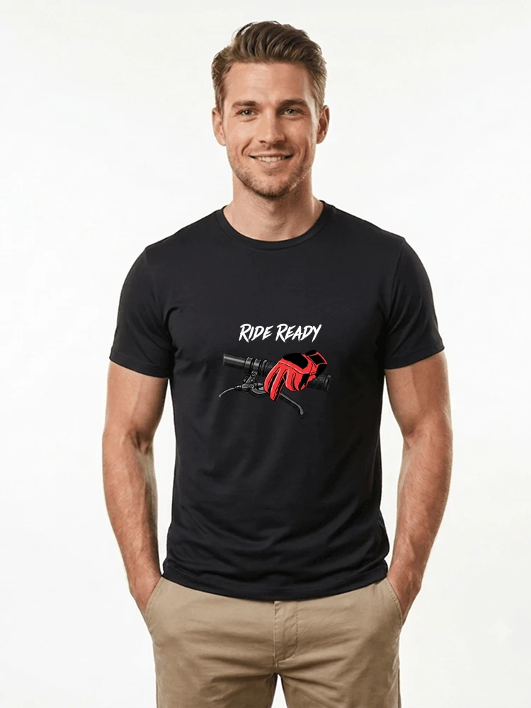 fahrrad t shirt ride ready cooles downhill mtb shirt fr radfahrer t shirt black