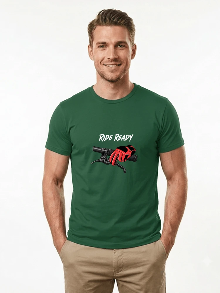 fahrrad t shirt ride ready cooles downhill mtb shirt fr radfahrer t shirt forest green