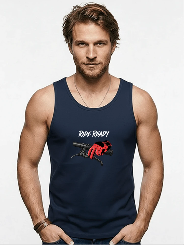 fahrrad t shirt ride ready cooles downhill mtb shirt fr radfahrer tanktop navy