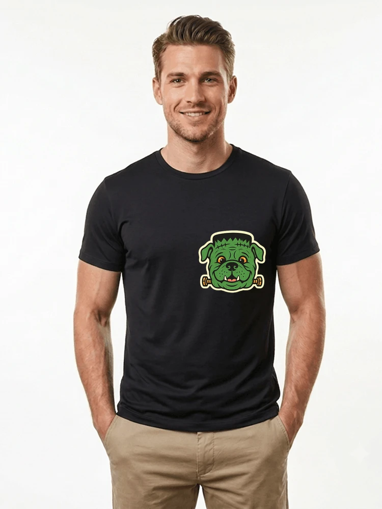 Frankenstein Hund T-Shirt – Halloween Outfit für Hundehalter