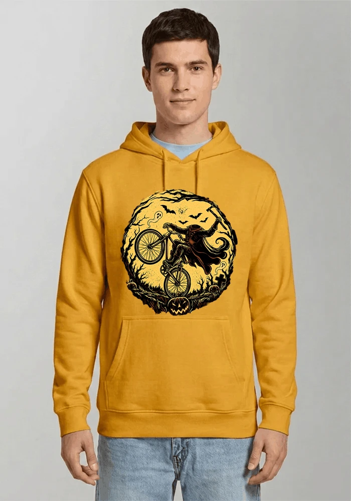 halloween fahrrad t shirt geschenk fr bmx mtb fans kapuzenpullover gold