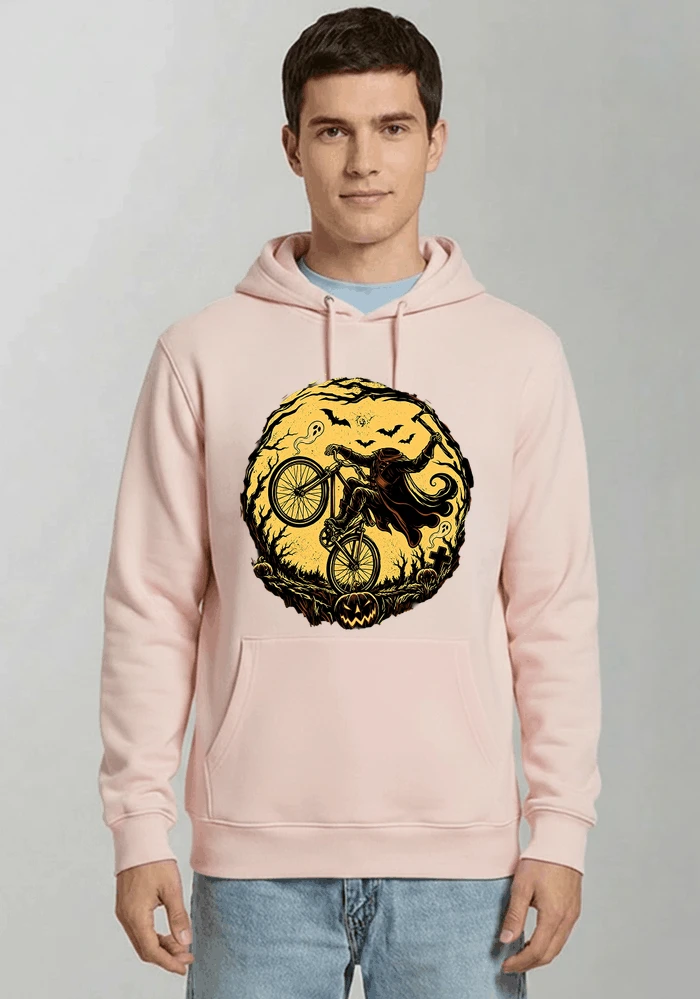 halloween fahrrad t shirt geschenk fr bmx mtb fans kapuzenpullover light pink