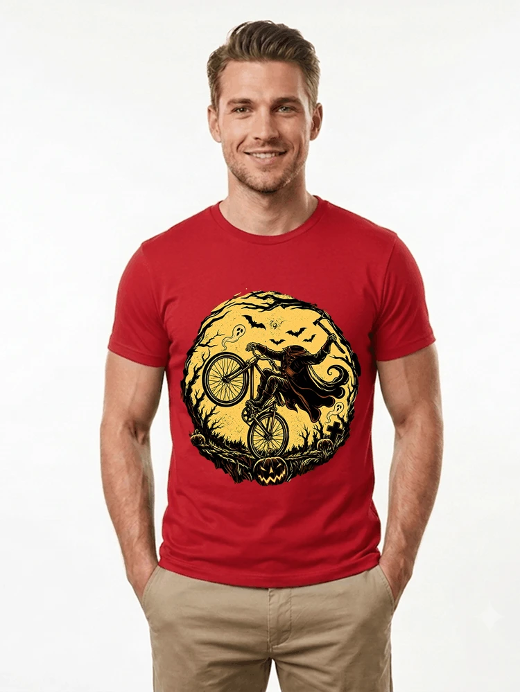halloween fahrrad t shirt geschenk fr bmx mtb fans t shirt red