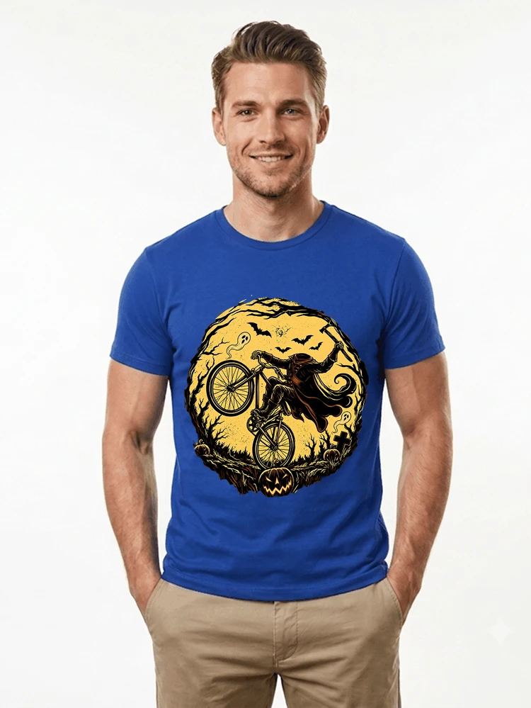halloween fahrrad t shirt geschenk fr bmx mtb fans t shirt royal blue