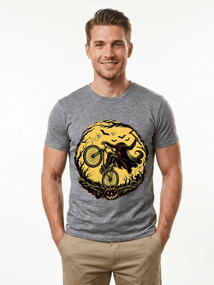 halloween fahrrad t shirt geschenk fr bmx mtb fans t shirt sport grey