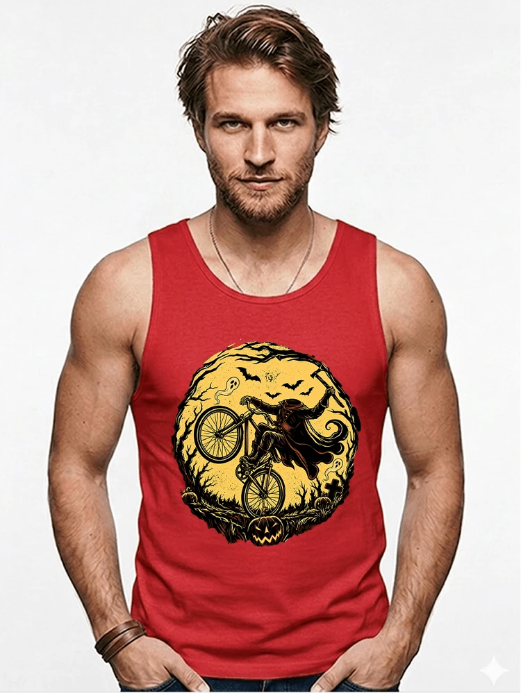 halloween fahrrad t shirt geschenk fr bmx mtb fans tanktop red