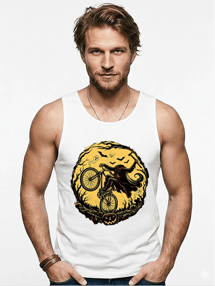 halloween fahrrad t shirt geschenk fr bmx mtb fans tanktop white