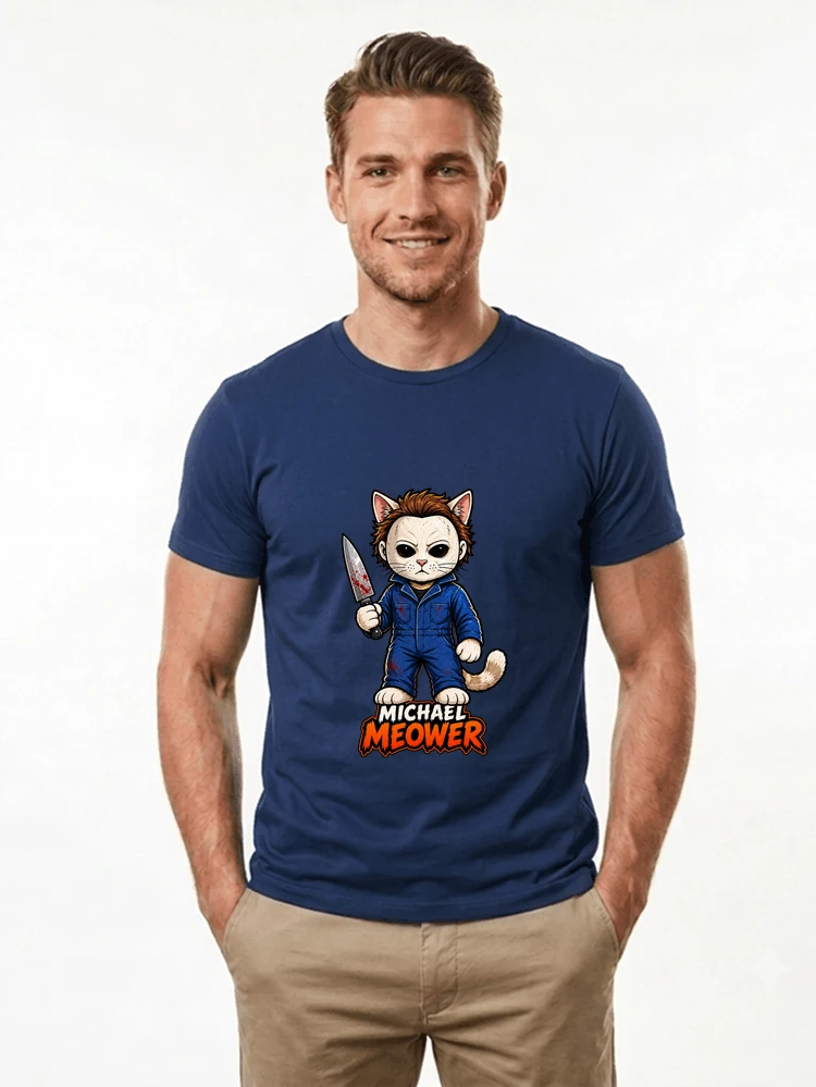 Halloween Katzen T-Shirt Michael Meower – Parodie T-Shirt Katzen
