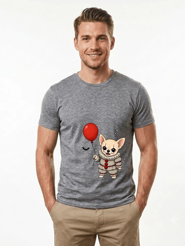 Halloween T-Shirt Damen & Herren Halloween Hund T-Shirt