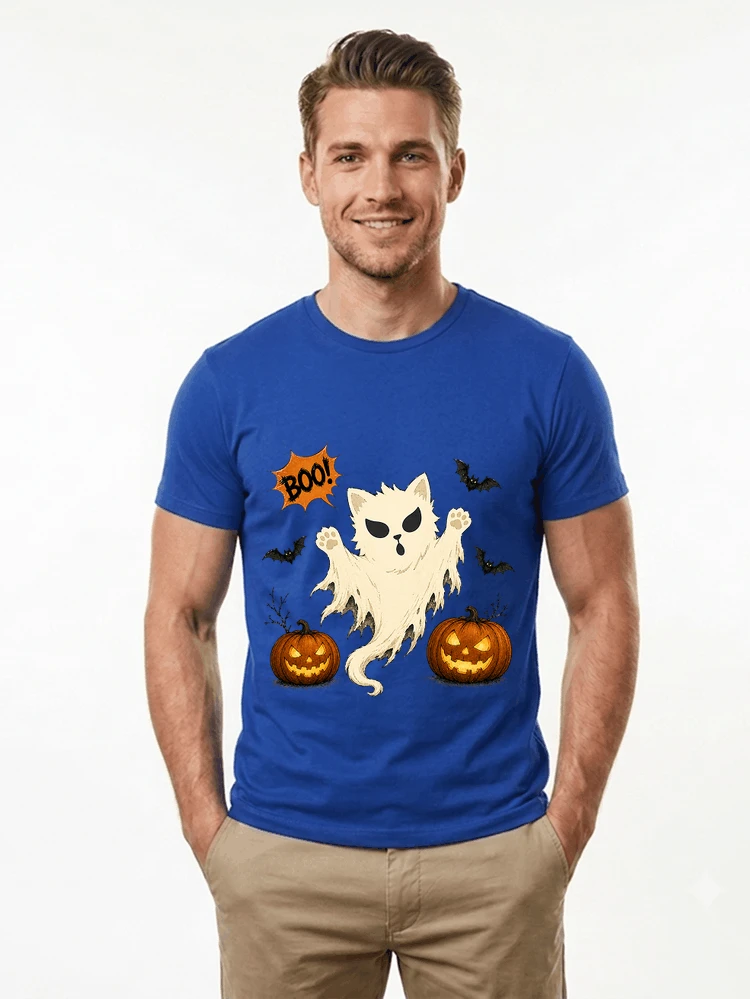Halloween T-Shirt Katzen - Spooky Season Katzenliebhaber Geschenk