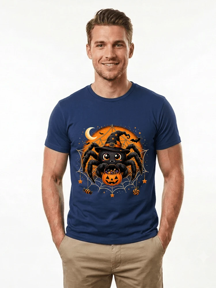 Halloween T-Shirt Kawaii Spinne Niedliches Tier Motiv für die Spooky Season