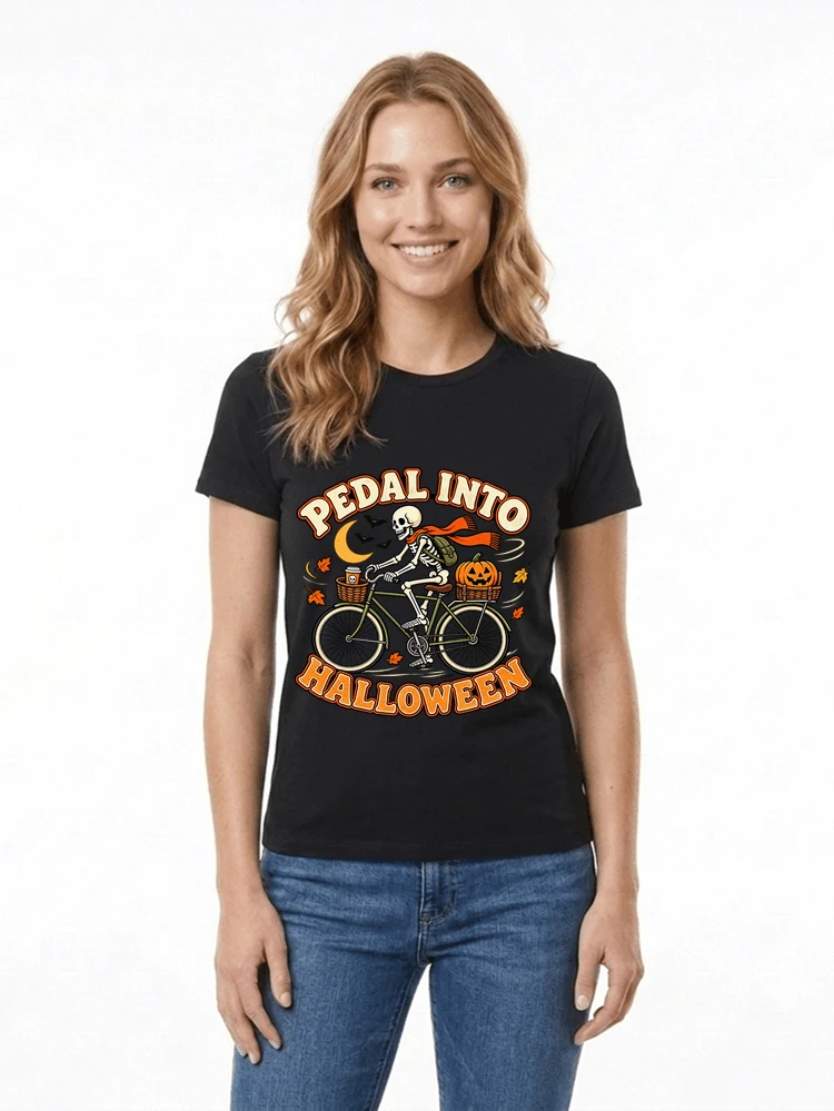 krbis halloween fahrrad t shirtbike tour outfit damen t shirt black
