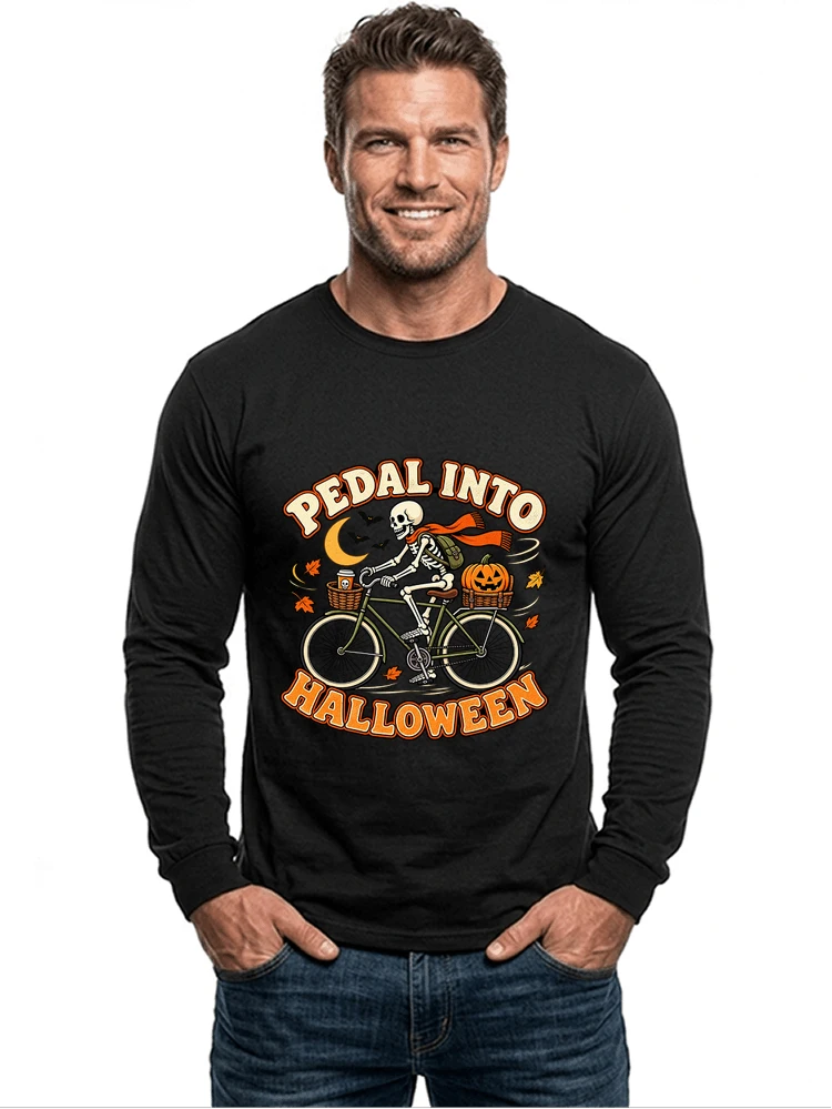 krbis halloween fahrrad t shirtbike tour outfit langarmshirt black