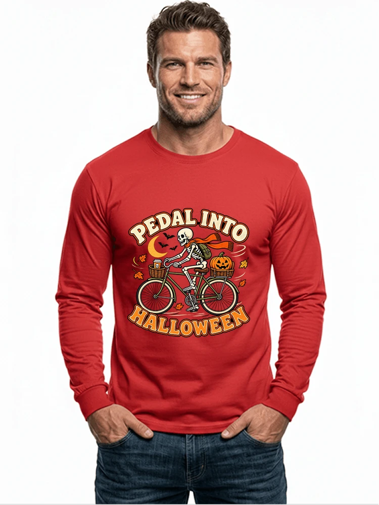 krbis halloween fahrrad t shirtbike tour outfit langarmshirt red