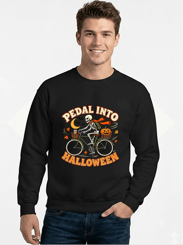 krbis halloween fahrrad t shirtbike tour outfit sweatshirt mit rundhalsausschnitt black