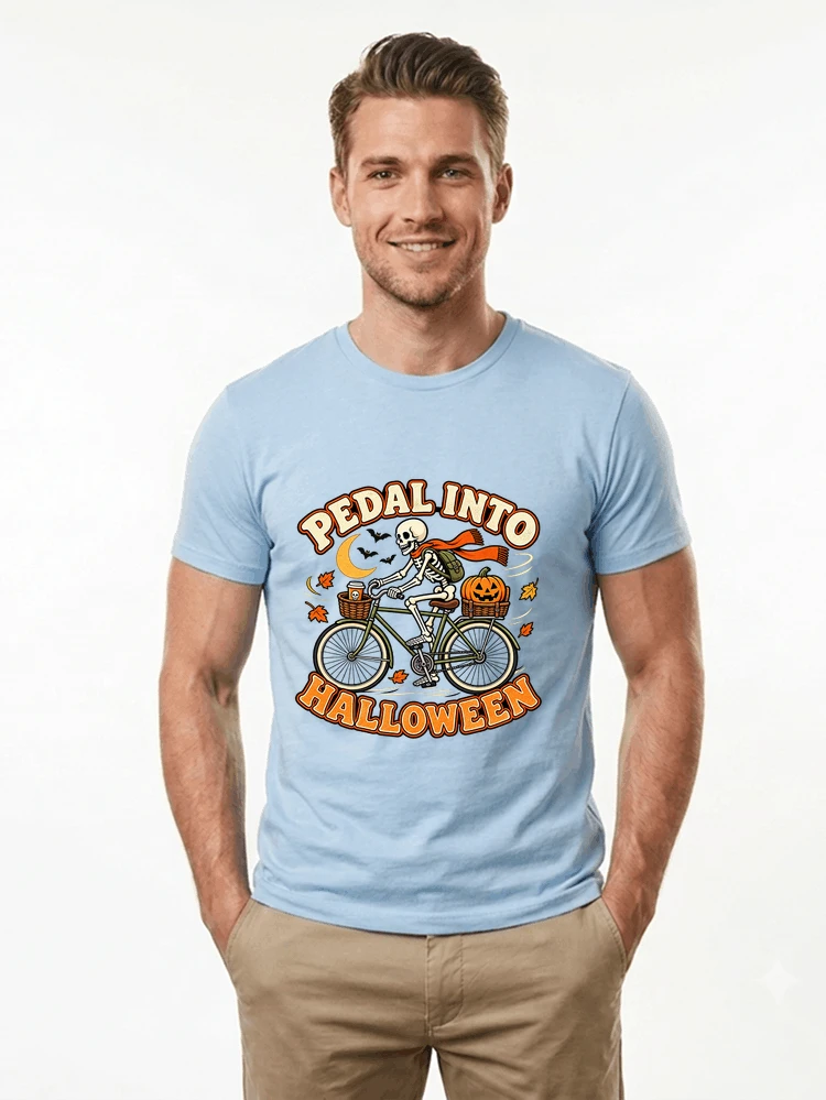 krbis halloween fahrrad t shirtbike tour outfit t shirt light blue