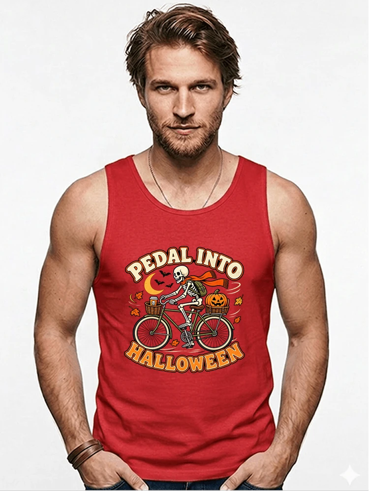 krbis halloween fahrrad t shirtbike tour outfit tanktop red