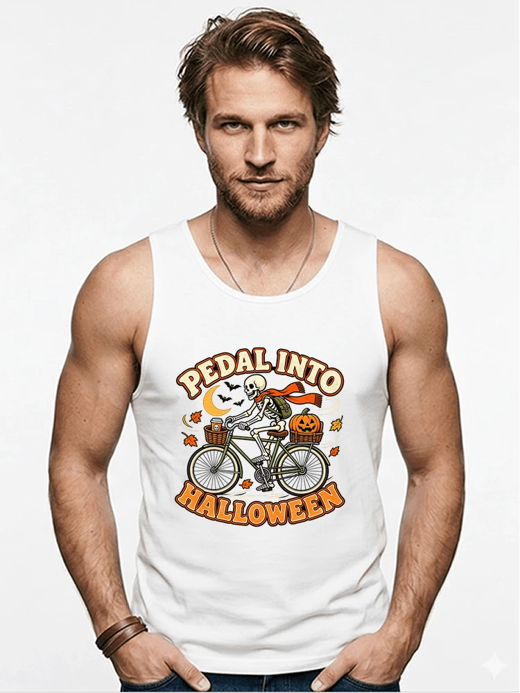 krbis halloween fahrrad t shirtbike tour outfit tanktop white