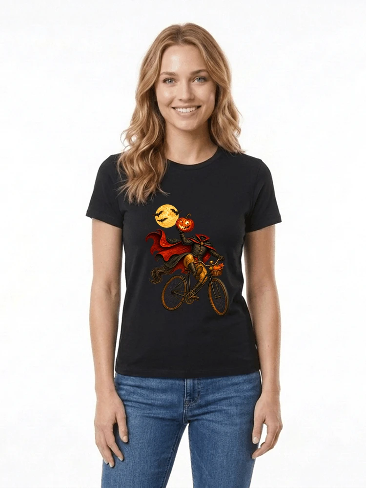 krbis kopf fahrrad halloween shirt outfit fr radfahrer damen t shirt black